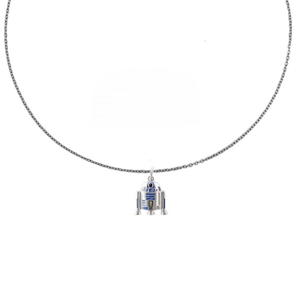 Disney | Jewelry | Star Wars R2d2 Silver Pendant Necklace | Poshmark